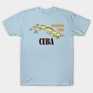 Cuba Map T-Shirt